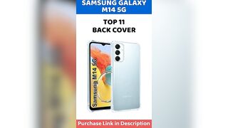 Samsung M14 5G Top 11 Back Cover | Matte Soft Silicon Flexible | Camera Bump Protection