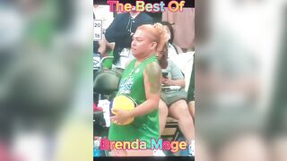 Twerk Twerk Of Brenda Mage in AllStarMagic Game! #brendamage #allstargame2023 #volleyball #games