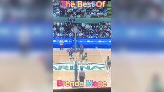 Twerk Twerk Of Brenda Mage in AllStarMagic Game! #brendamage #allstargame2023 #volleyball #games