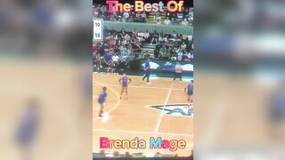 Twerk Twerk Of Brenda Mage in AllStarMagic Game! #brendamage #allstargame2023 #volleyball #games