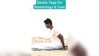 Gentle Yoga for Hamstrings & Core #yogaeverydamnday