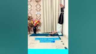 Day-13/30 Days Yoga Challenge | #youtubeshorts #shortvideo #fitness #ytshorts #challenge