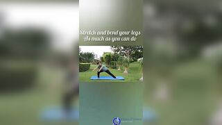 Side knee bending| thigh stretching | Yoga #viral #trending #yoga #stretching #shivafitness #youtube