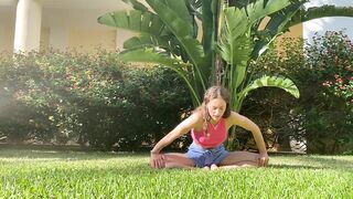 Растяжка шпагатов, легко и просто Workout /Flexible girl/Flexible/CONTORTION