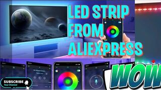 Flexible light tape for TV lighting for $3 from AliExpress