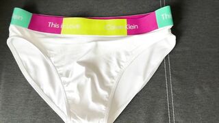 Unboxing. ????Try on Haul???? Calvin Klein Swim Briefs - Pride. This is Love. Classic White. 4K