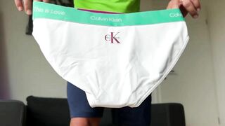 Unboxing. ????Try on Haul???? Calvin Klein Swim Briefs - Pride. This is Love. Classic White. 4K