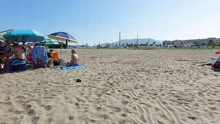 ???????? ????️☀️ ????️ HOT DAY in Spain | Alecante Beach | Walking tour | Spain Beach walk Bikini Paradise