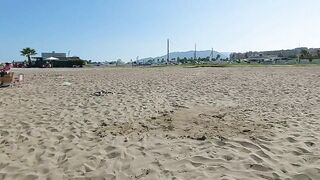 ???????? ????️☀️ ????️ HOT DAY in Spain | Alecante Beach | Walking tour | Spain Beach walk Bikini Paradise