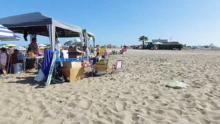 ???????? ????️☀️ ????️ HOT DAY in Spain | Alecante Beach | Walking tour | Spain Beach walk Bikini Paradise