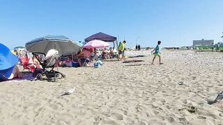 ???????? ????️☀️ ????️ HOT DAY in Spain | Alecante Beach | Walking tour | Spain Beach walk Bikini Paradise