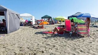 ???????? ????️☀️ ????️ HOT DAY in Spain | Alecante Beach | Walking tour | Spain Beach walk Bikini Paradise