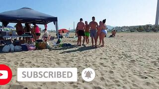 ???????? ????️☀️ ????️ HOT DAY in Spain | Alecante Beach | Walking tour | Spain Beach walk Bikini Paradise