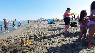 ???????? ????️☀️ ????️ HOT DAY in Spain | Alecante Beach | Walking tour | Spain Beach walk Bikini Paradise