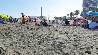 ???????? ????️☀️ ????️ HOT DAY in Spain | Alecante Beach | Walking tour | Spain Beach walk Bikini Paradise