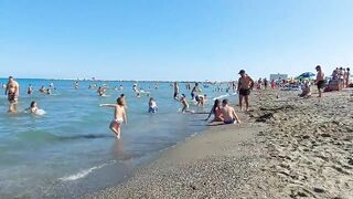 ???????? ????️☀️ ????️ HOT DAY in Spain | Alecante Beach | Walking tour | Spain Beach walk Bikini Paradise