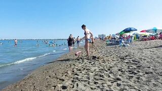 ???????? ????️☀️ ????️ HOT DAY in Spain | Alecante Beach | Walking tour | Spain Beach walk Bikini Paradise