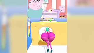 Peppa Pig / Twerk Race 3D - Gameplaу