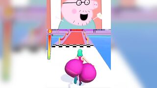 Peppa Pig / Twerk Race 3D - Gameplaу