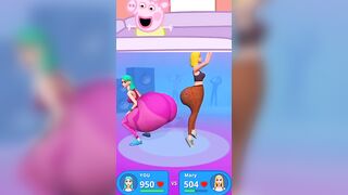 Peppa Pig / Twerk Race 3D - Gameplaу