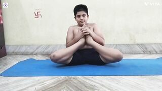 how to do Kandapirasane Hastasamprasarana Asana/yoga and benefits /কন্দপীড়াসনে হস্তসম্প্রসারণ আসন