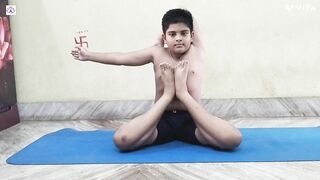 how to do Kandapirasane Hastasamprasarana Asana/yoga and benefits /কন্দপীড়াসনে হস্তসম্প্রসারণ আসন