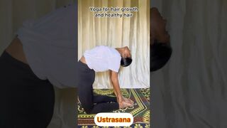 Yoga for hair growth #shortsvideo #yoga #yogapractice #hairgrowth #healthyhair #youtubeshorts