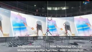 #SoftLEDModule,#CurvedLEDVideo,#flexibleLEDdisplay,Curved flexible LED display wall LED soft module