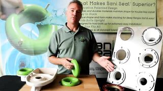 Sani Seal Toilet Gasket Flexible Waxless Seal