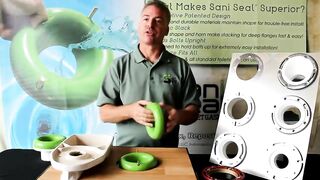 Sani Seal Toilet Gasket Flexible Waxless Seal