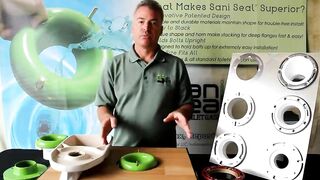 Sani Seal Toilet Gasket Flexible Waxless Seal