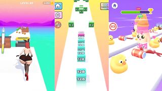 Twerk Race 3D, Jelly Run 2048, Crushy Fingers - Casual Gameplay Walkthrough To Play (iOS, Android)