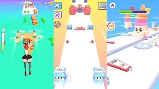 Twerk Race 3D, Jelly Run 2048, Crushy Fingers - Casual Gameplay Walkthrough To Play (iOS, Android)