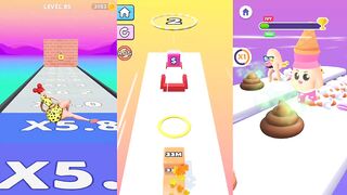 Twerk Race 3D, Jelly Run 2048, Crushy Fingers - Casual Gameplay Walkthrough To Play (iOS, Android)