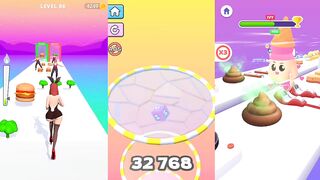 Twerk Race 3D, Jelly Run 2048, Crushy Fingers - Casual Gameplay Walkthrough To Play (iOS, Android)