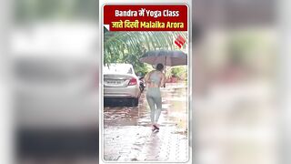 Bandra में Yoga class जाते दिखी Malaika Arora #shorts #ytshortsindia