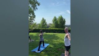 Awesome View - Yoga On The Lawn - Caustic Lake