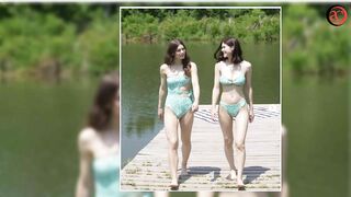 Alexandra Daddario enjoys swimming in bikinis during SAG Strike.