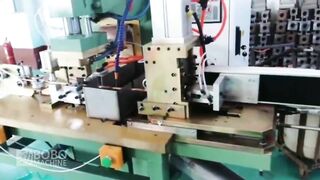 Copper flexible wire automatic fusion spot welding braid welding cutting machine