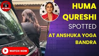 HUMA QURESHI SPOTTED AT ANSHUKA YOGA BANDRA