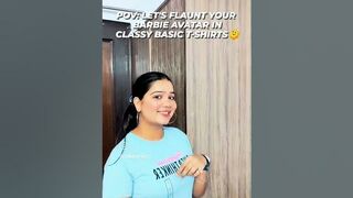 Huge Meesho try on haul l Meesho tops haul l Meesho t-shirts l Marshika Chauhan #shorts #meesho