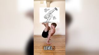 Manga poses level 1 to 8 #flexibility #baki #stretching #manga #anime #yoga #stretching #gymnastics