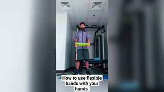 Flexible bands workout for your hands #foryou #dubai #trendingshorts #viralvideo #motivation #viral