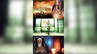 Oblivion - Magic Sabers - Argent Iron Armor - Mizugi Bikinis #shorts