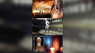 Oblivion - Magic Sabers - Argent Iron Armor - Mizugi Bikinis #shorts