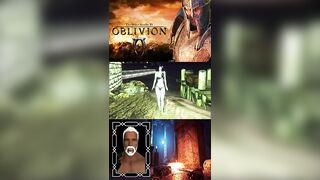 Oblivion - Magic Sabers - Argent Iron Armor - Mizugi Bikinis #shorts