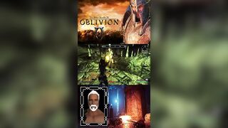 Oblivion - Magic Sabers - Argent Iron Armor - Mizugi Bikinis #shorts (Longer Video)