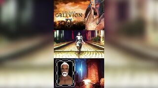 Oblivion - Magic Sabers - Argent Iron Armor - Mizugi Bikinis #shorts (Longer Video)