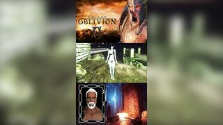 Oblivion - Magic Sabers - Argent Iron Armor - Mizugi Bikinis #shorts (Longer Video)