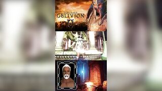 Oblivion - Magic Sabers - Argent Iron Armor - Mizugi Bikinis #shorts (Longer Video)